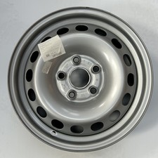Volkswagen Caddy 2009-21 5 Stud Silver Steel Rim 1x Wheel Genuine 2K0601027B091
