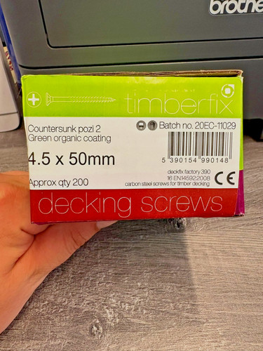 50mm decking screw - decking,