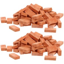 100 Pcs Mini Bricks Clay