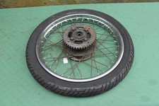 17562 Honda CG125 2000 Spoked Rear Back Wheel with Anlas 2.75 x 18 Tyre NO TUBE