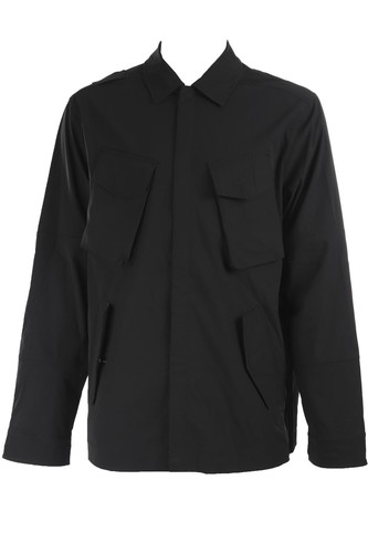 Strum black nylon jacket - ma.strum,