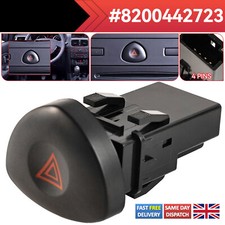 Renault Clio 2 Mk2 8200442723 Hazard Warning Light Emergency Switch Button For 