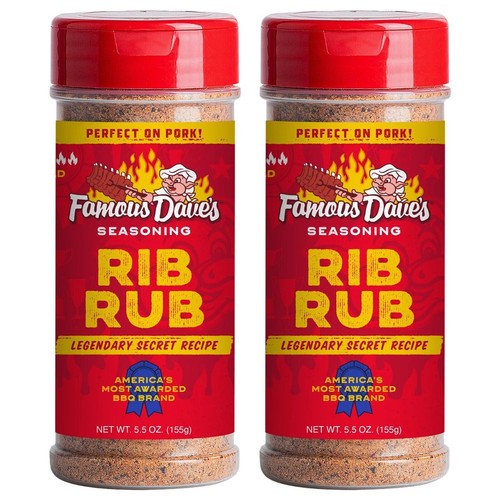 Famous dave rib rub pork - rib,