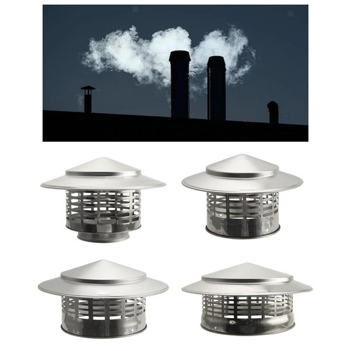 Chimney cap for wood - chimney, log