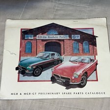 1992 MGB/MGB-GT Preliminary