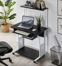 Modern Computer Desk Small Compact Storage Workstation Kids Study Writing Table