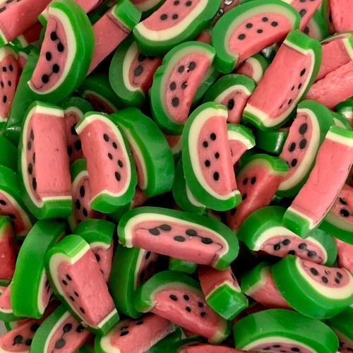 Gummy watermelon slices retro - gummy,