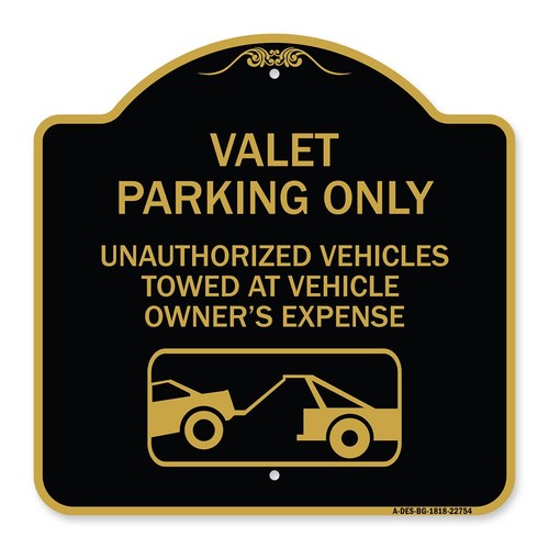 Valet parking only - parking,