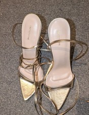 Pretty Little Thing Gold Pu