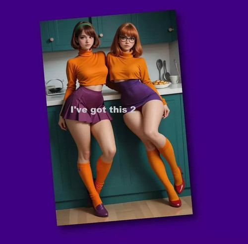 Fridge magnet velma - dinkley, +