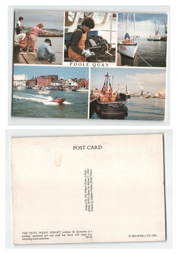 Postcard poole quay dorset - poole,