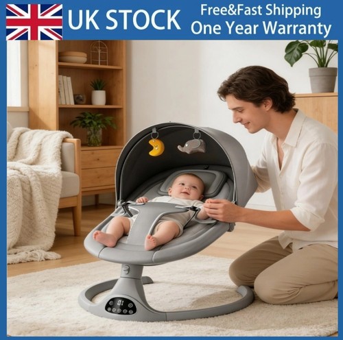 Bluetooth electric baby swing - electric,