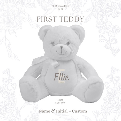 40cm personalised teddy - 40cm,