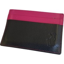 Ettinger Pink Black Leather