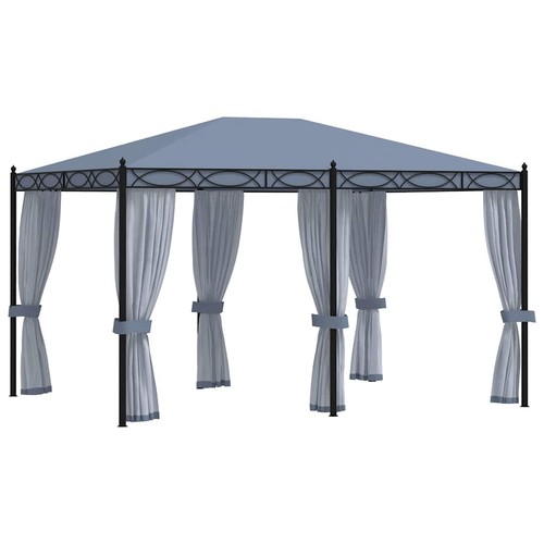Gazebo with mesh - with, 3x4m