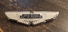 Vintage Original David Brown Aston Martin Car Bonnet Boot Badge