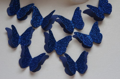 Royal blue glitter shimmer - 25,
