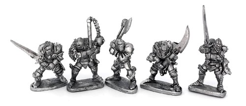 Medieval evil foot knights - evil,