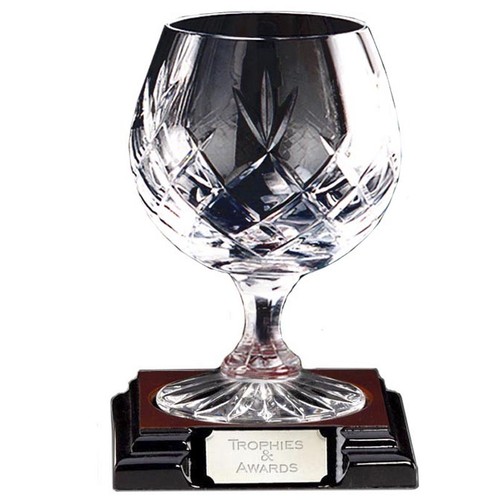 Crystal glass wood - glass, base