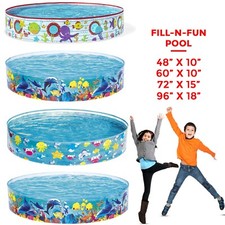 Bestway Kids Paddling Pool Children Rigid Swimming Garden Play Pool