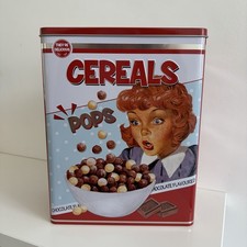 1950s Style Metal Cereal Box
