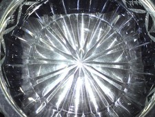 1927 John Walsh crystal cut glass bowl Mappin & Webbs Princes Plate - Rare