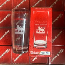 Budweiser Limited Edition Pint Glass F.A. Premier League Boxed - VINTAGE 