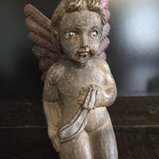 Vintage Cherub Statue 6 3/4