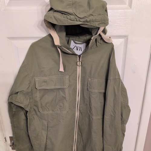 Zara men hooded drawstring - men’s,