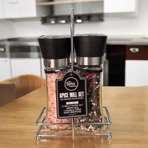 Pink salt and pepper - and,