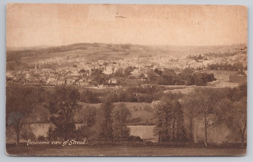 Panoramic view stroud sepia - panoramic,