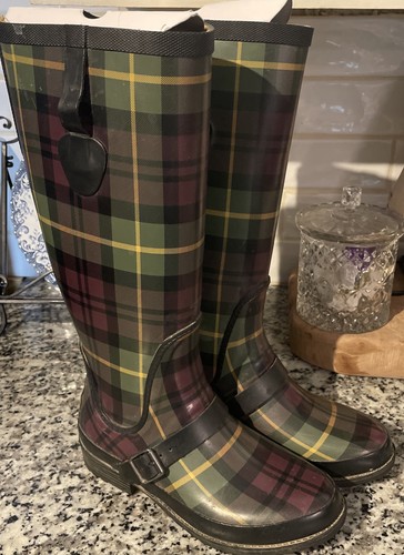 Bean wellies tall tartan - l.l.,