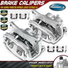 2x Brake Caliper w/ Bracket Front for Subaru Forester Impreza Legacy Outback XV