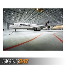 LUFTHANSA 380 800 AIRBUS poster print art of aircraft available in size options