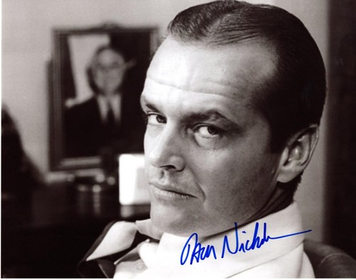 Jack nicholson autographed - jack,