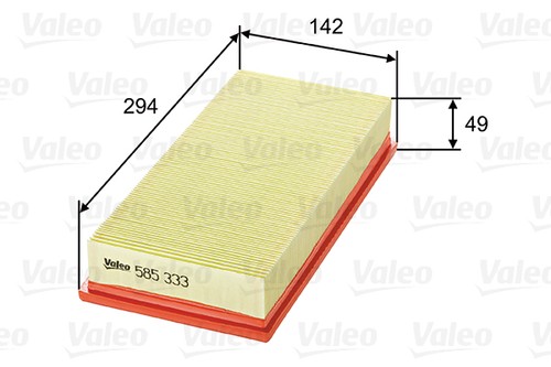 Valeo 585333 air filter - 585333-oe,