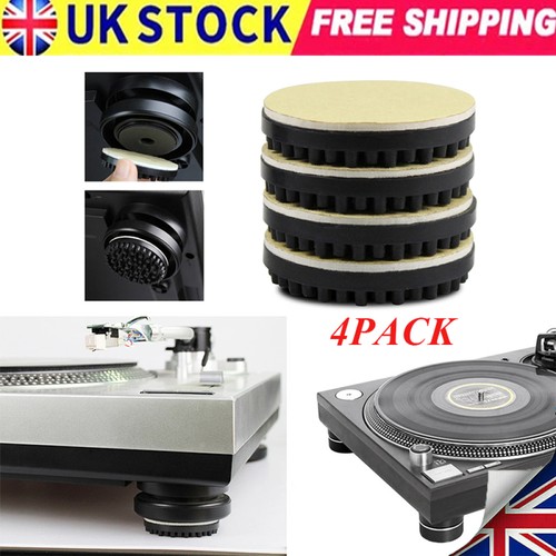 Turntable isolation feet - 4x,