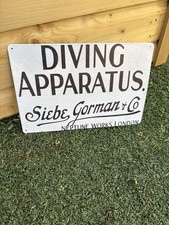 Diving Apparatus Steel Sign