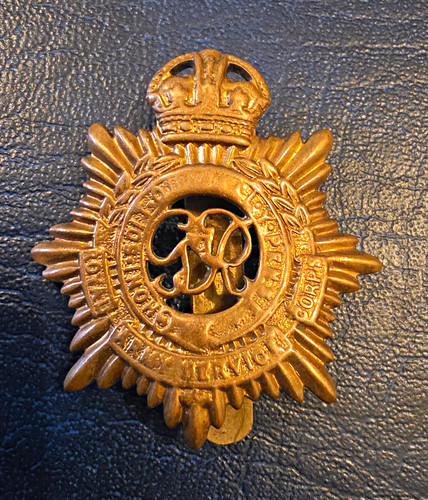 British army infantry brass - british,