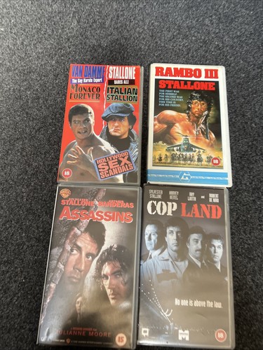 Sylvester stallone vhs - stallone,