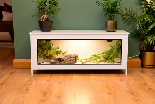 White vivarium tortoise house - white, vivarium/tortoise