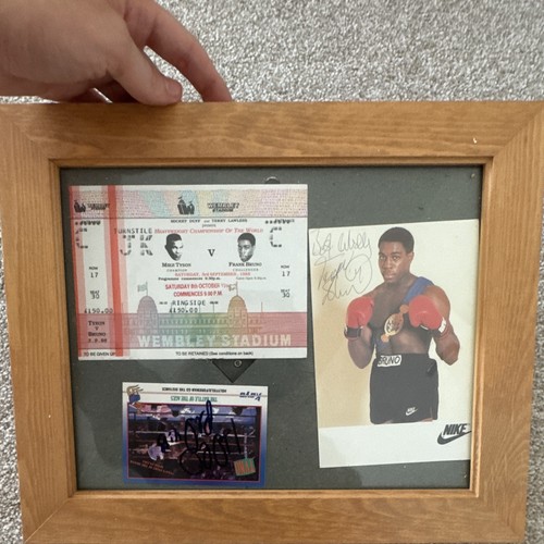 Frank bruno boxing signed - bruno,