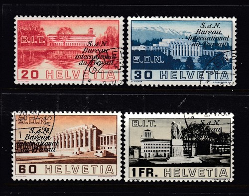 Swiss 3o49 overprints - swiss, offices