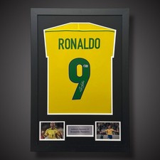 Ronaldo Nazario Hand Signed