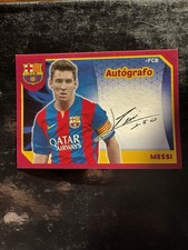 2014 Panini Coleccion Oficial Barcelona Sticker  Lionel Messi #139 Autógrafo
