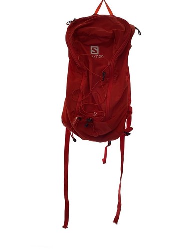 Salomon backpack nylon red - backpack,