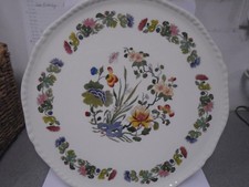 Adams Country Meadow Floral Plate Real English Ironstone - #1056