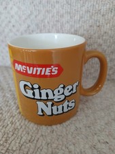 McVitie's Ginger Nuts Vintage Mug 80s Retro