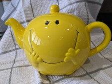 MR.MEN LITTLE MISS Yellow Teapot 2016 RARE!