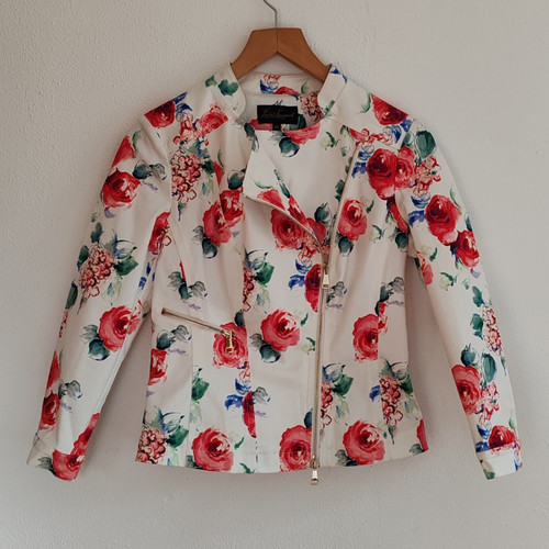 Luisa spagnoli floral zip - spagnoli,
